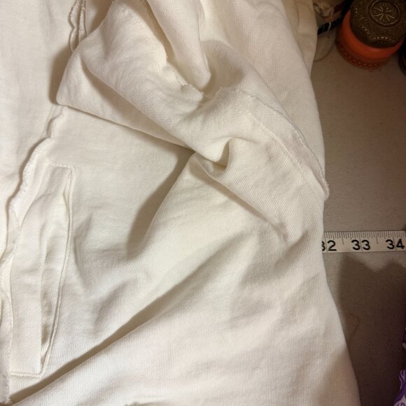 🤍 Free People White Ruffle Layered Tunic / Cardigan - Picture 8 of 8